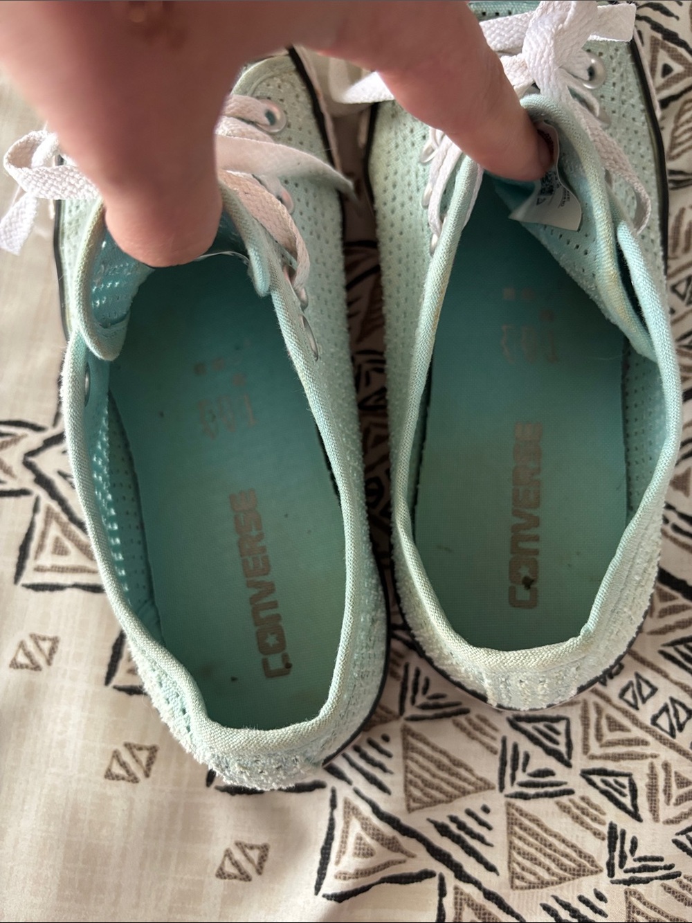 Converse Perforated Low Top Sneakers - Picture 6 of 9